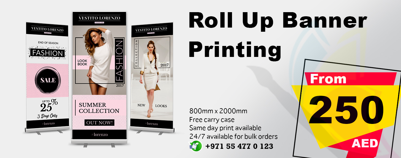 Roll up Printing in Dubai